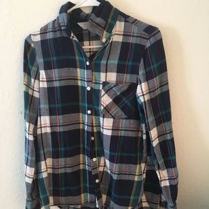 Plaid flannel shirt